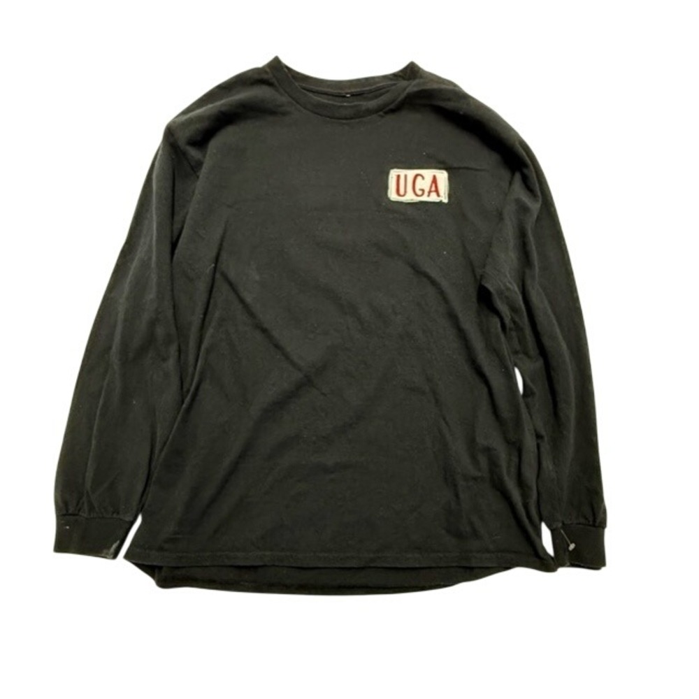 University of Georgia UGA Bulldogs Long‎ Sleeve T Shirt Mens Black Graphic Tee